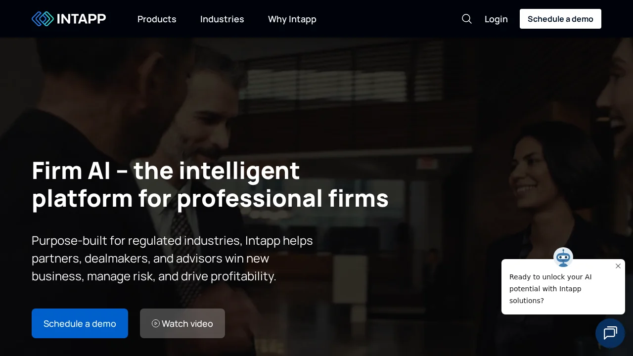 Intapp screenshot 1