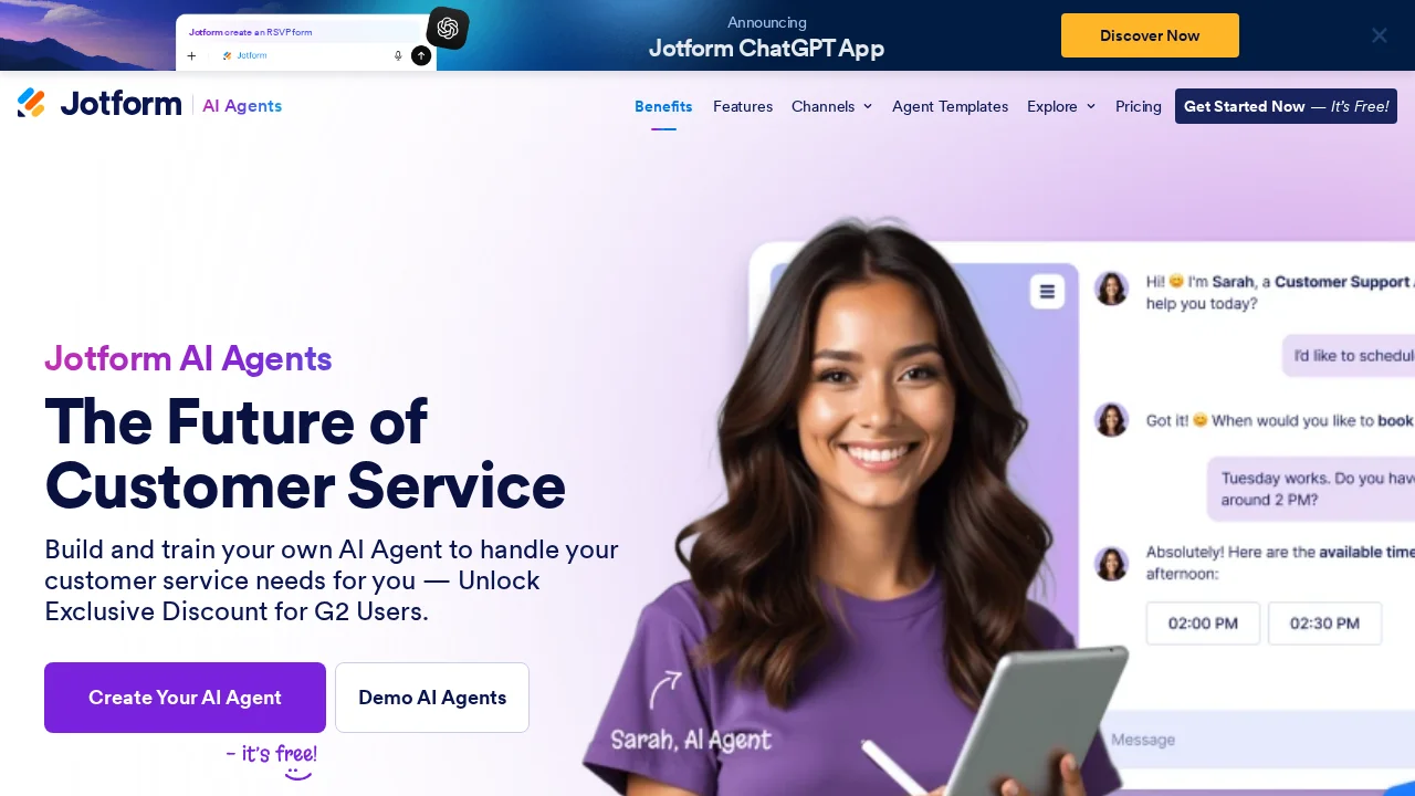 Jotform AI Agents screenshot 1
