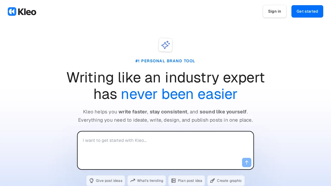 Kleo screenshot 1