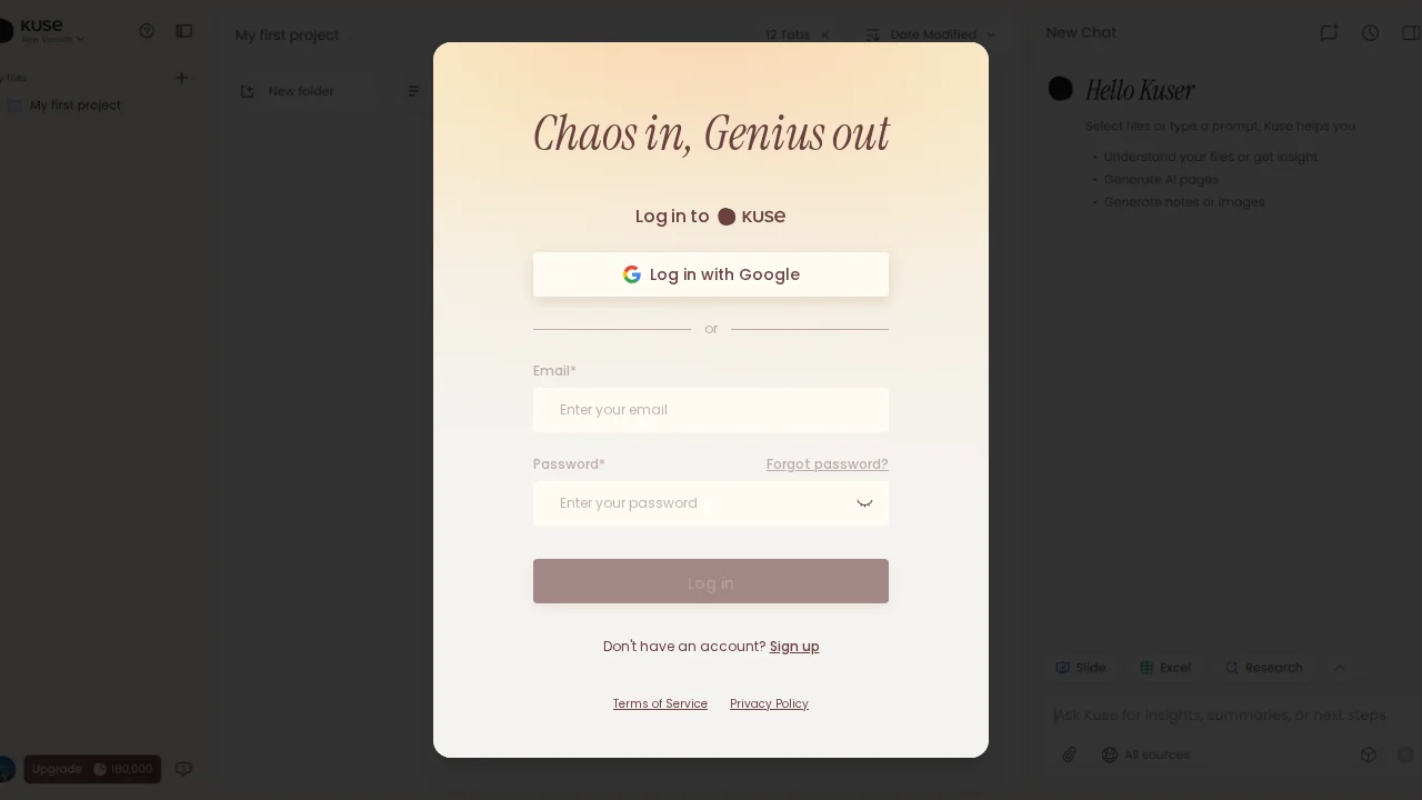 Kuse screenshot 1