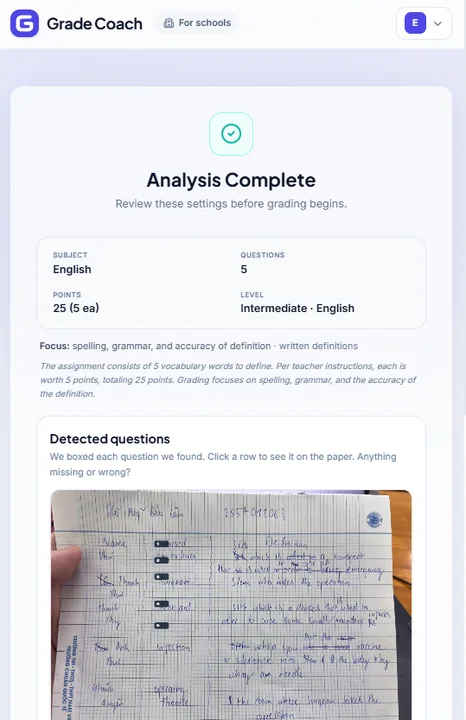 Grade Coach screenshot 1