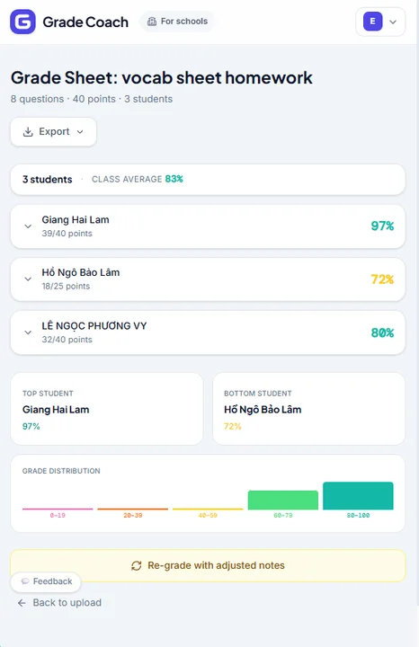 Grade Coach screenshot 3