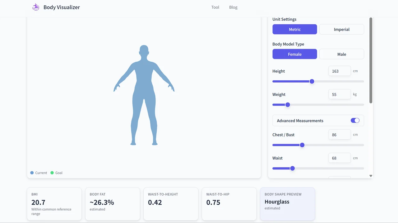 body visualizer screenshot 1