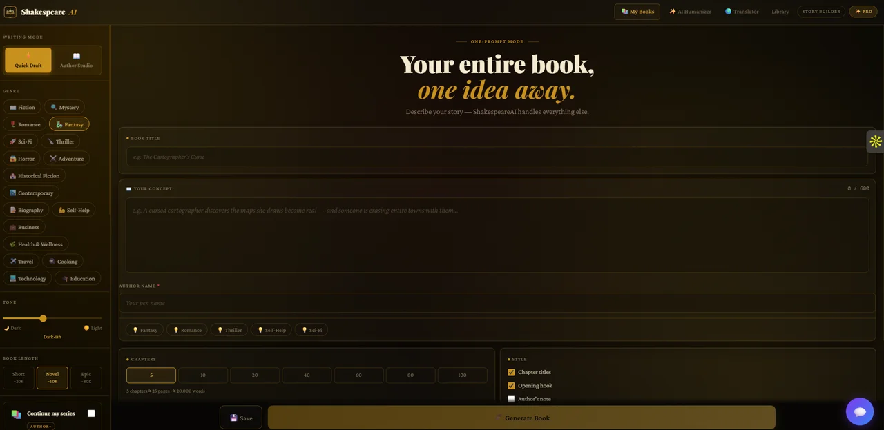 ShakespeareAI 2.0 screenshot 5