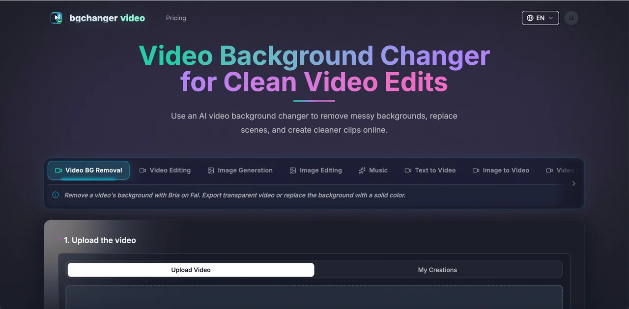AI Video Background Changer screenshot 1