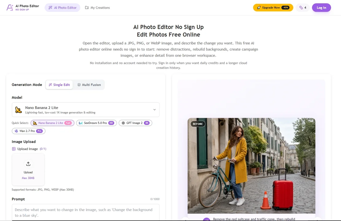 AI Photo Editor No Sign Up screenshot 5