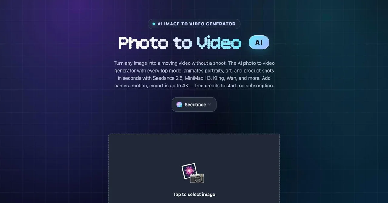 Photo2Video.ai screenshot 1