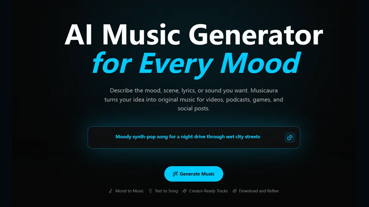 MusicAura AI screenshot 1