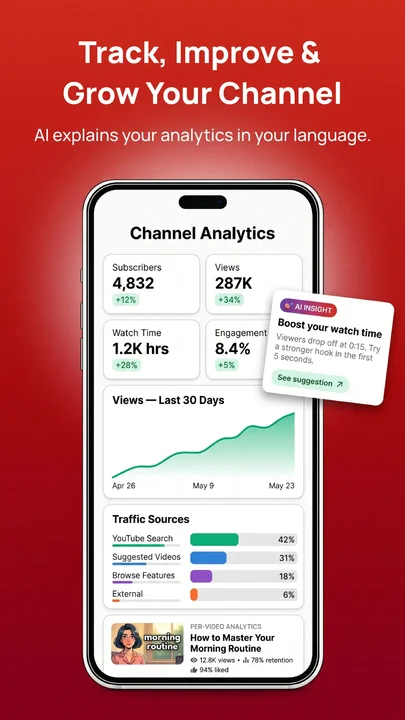 YouSEO – YouTube Creator Toolkit screenshot 2