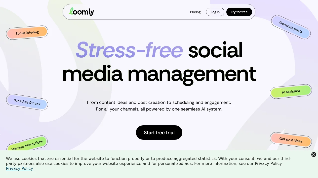 Loomly screenshot 1