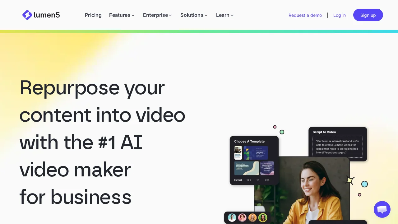 Lumen5 screenshot 1