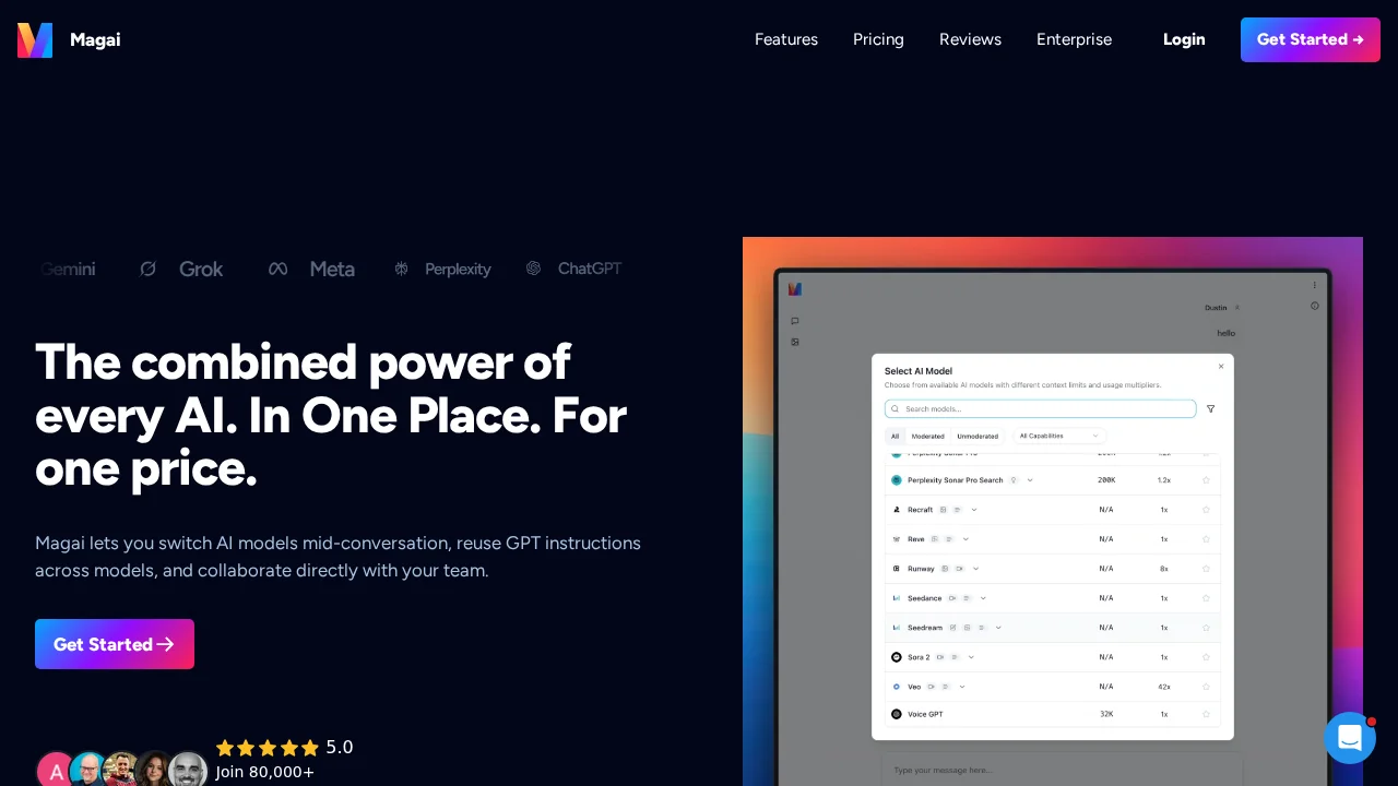 Magai screenshot 1