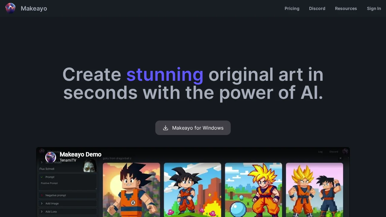 Makeayo screenshot 1
