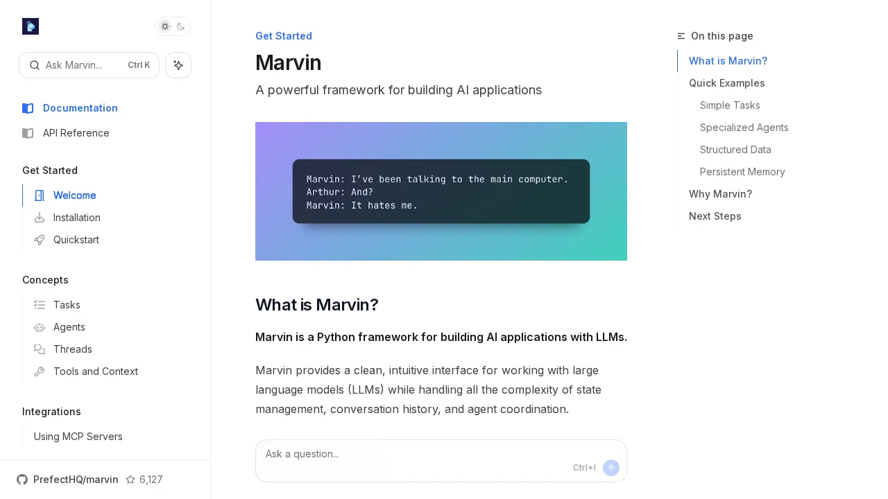 Marvin screenshot 1