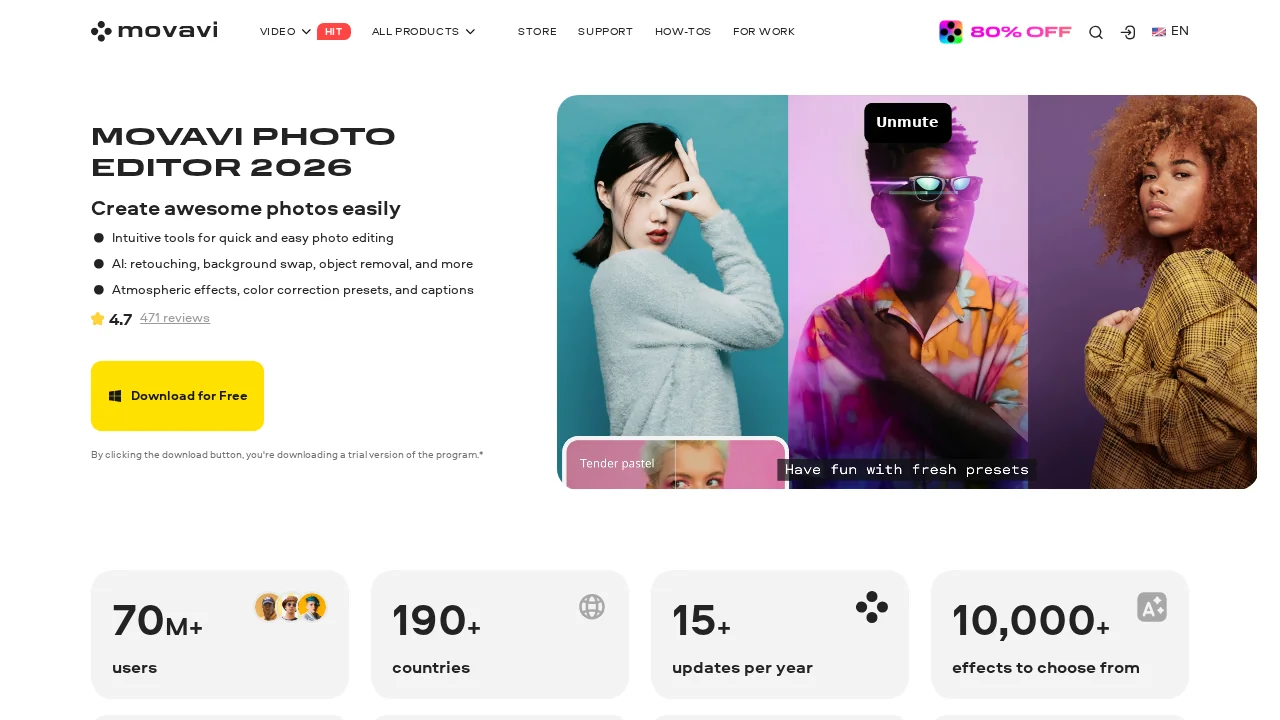 Movavi screenshot 1
