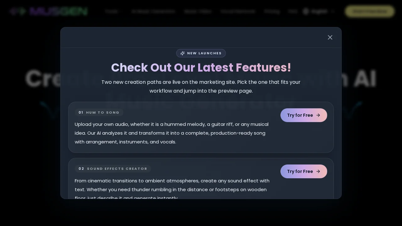 MusGen screenshot 1