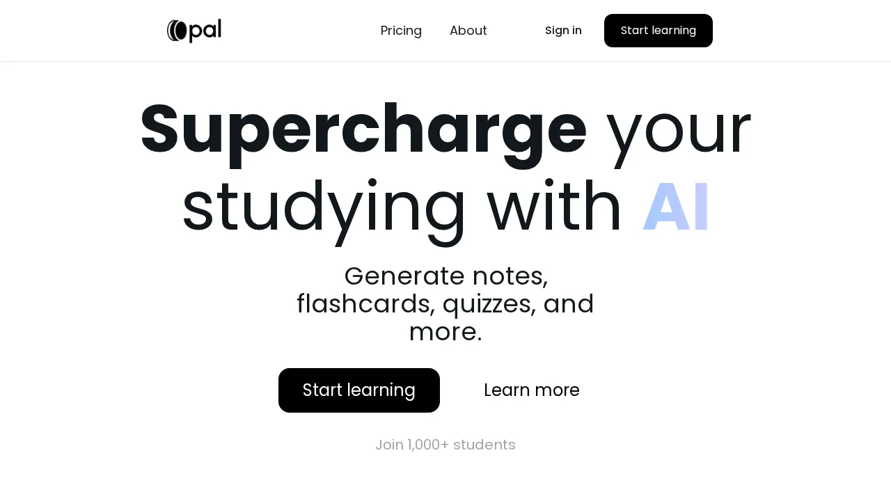 Opal screenshot 1