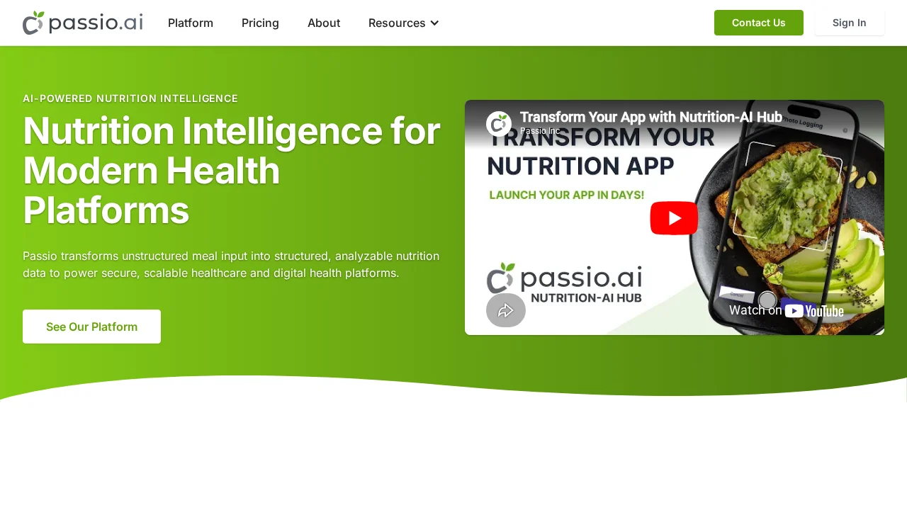 Passio screenshot 1