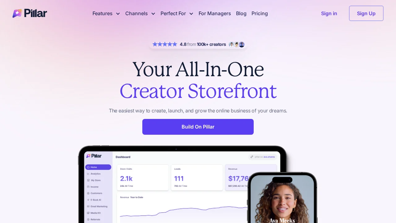 Pillar screenshot 1