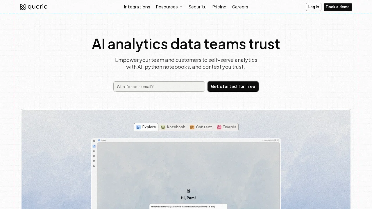 Querio screenshot 1