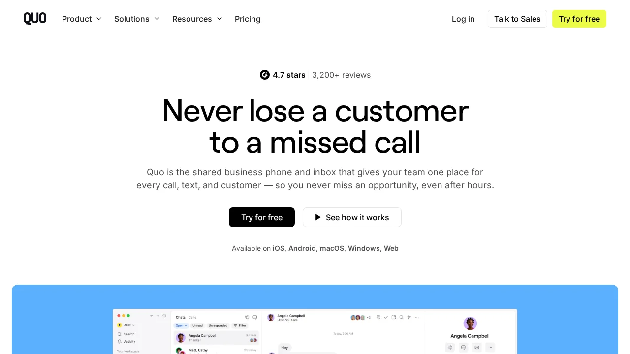 Quo screenshot 1