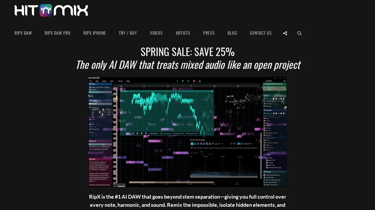 RipX screenshot 1