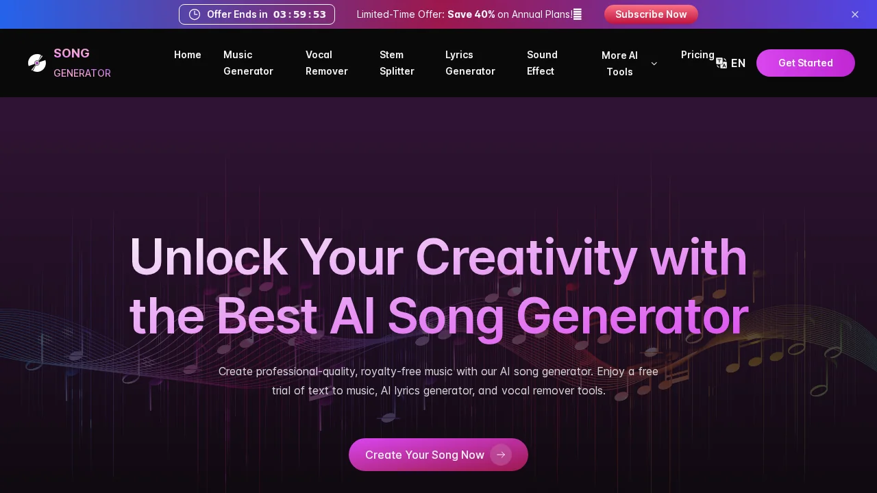 SongGenerator.io screenshot 1