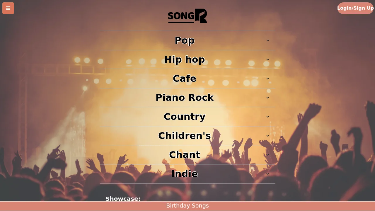 SongR screenshot 1