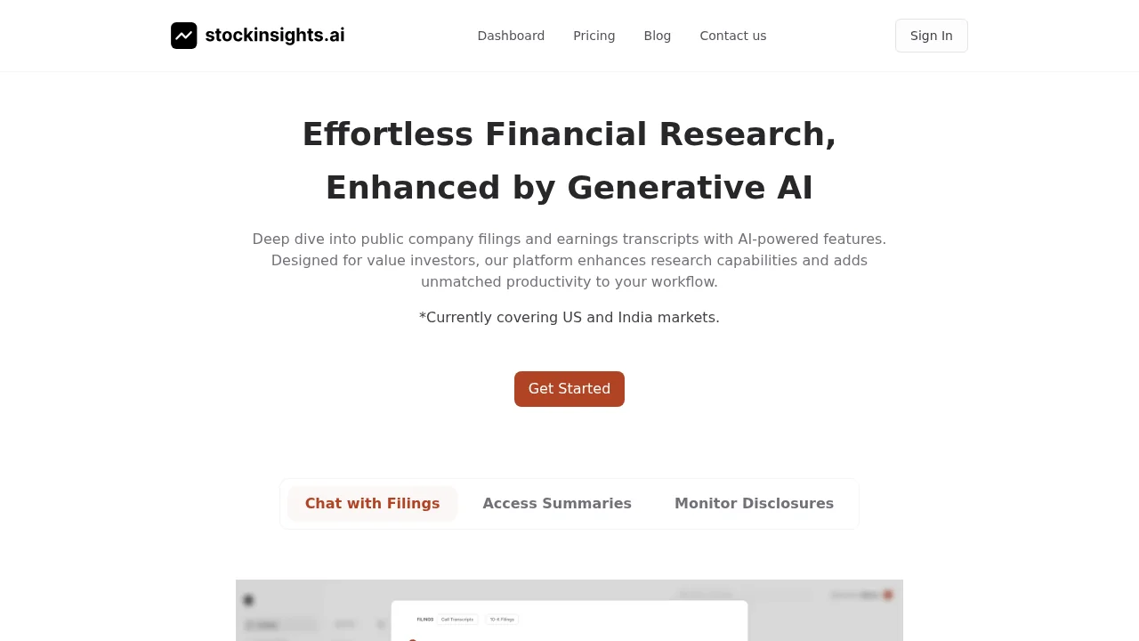 StockInsights screenshot 1