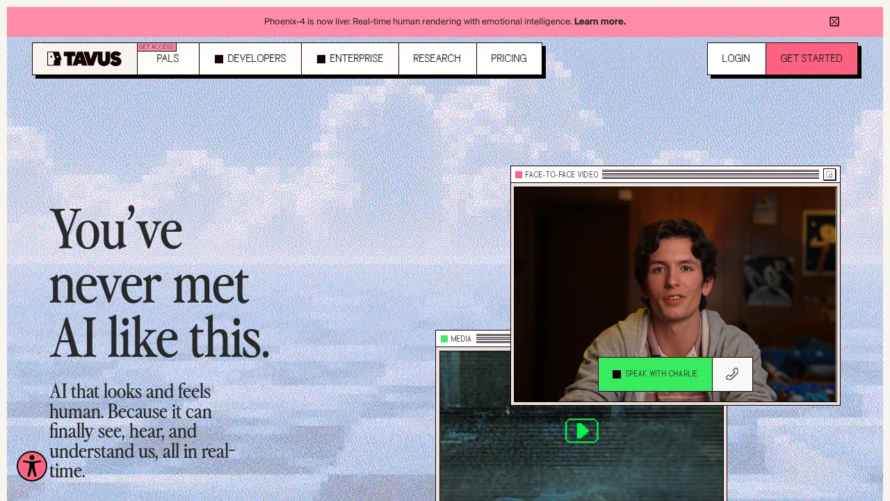 Tavus screenshot 1