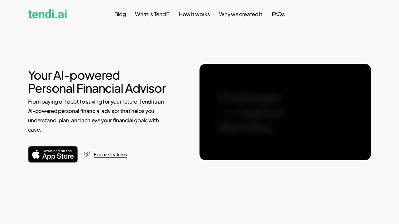 Tendi screenshot 1