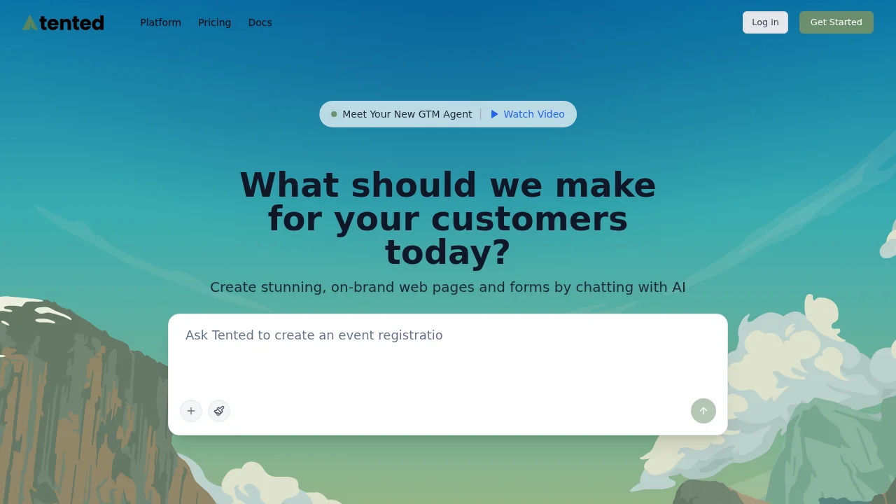 Tented screenshot 1