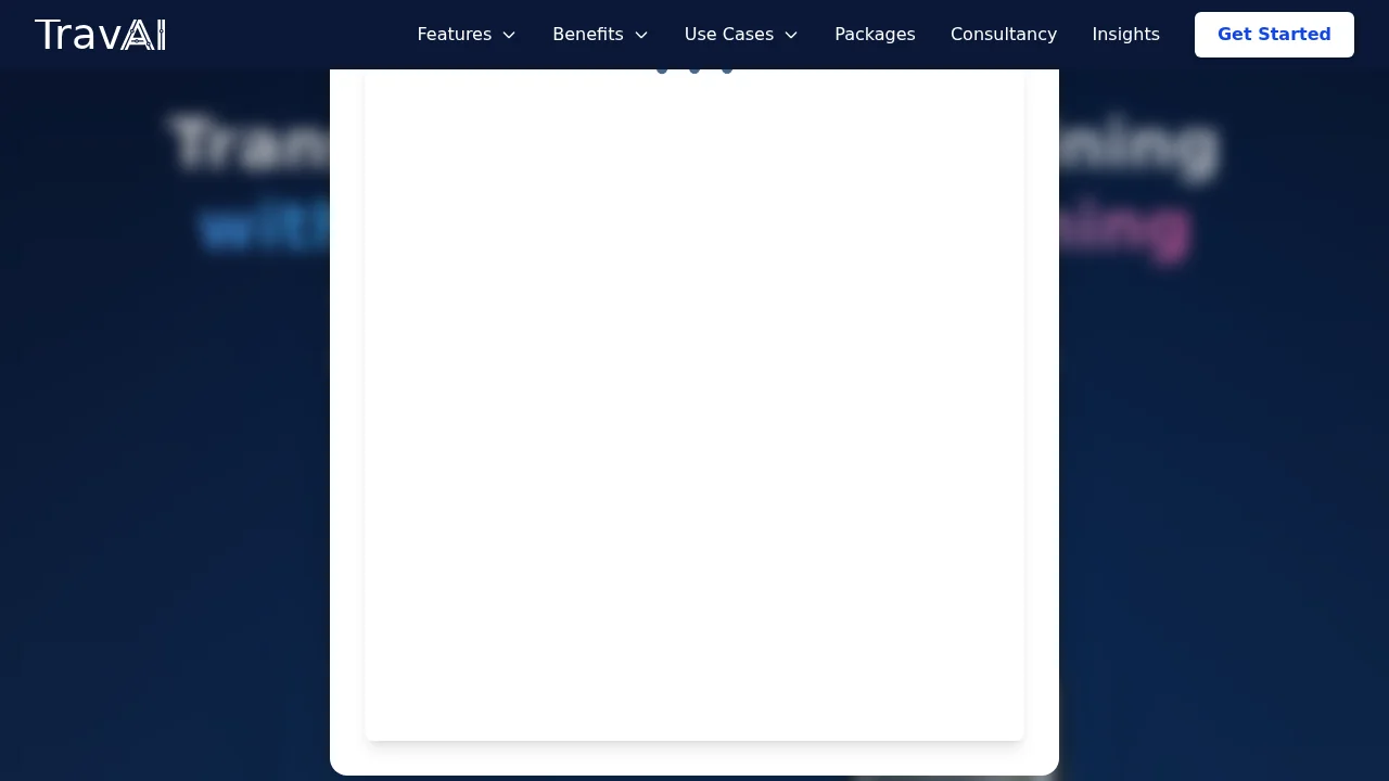 TravAI screenshot 1