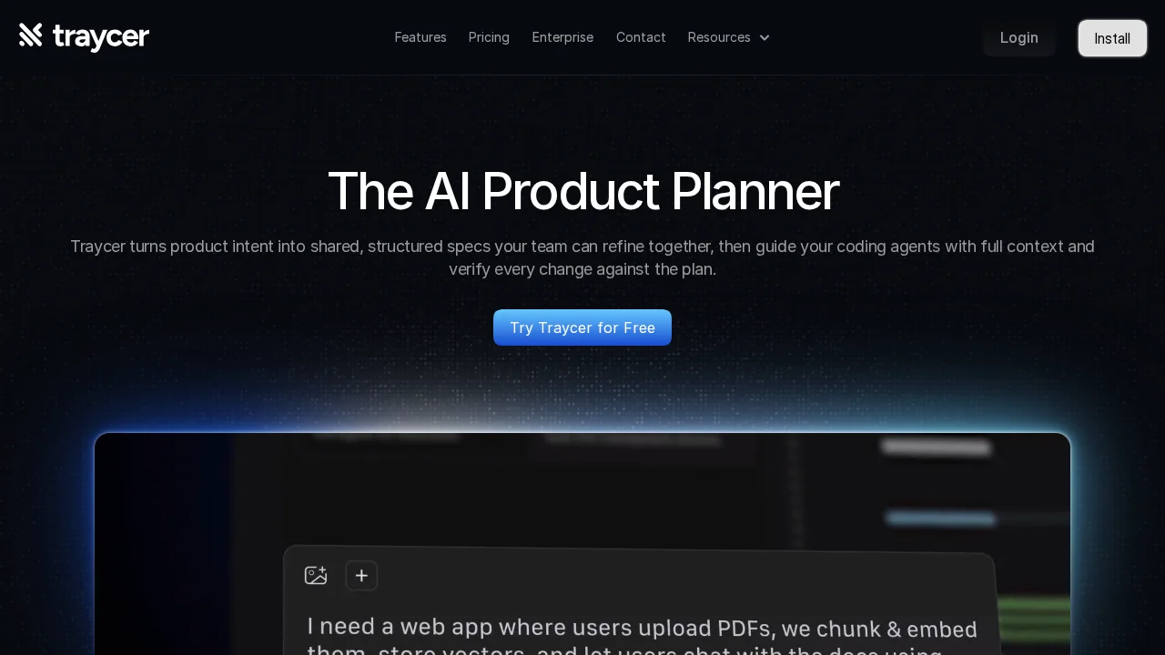 Traycer screenshot 1
