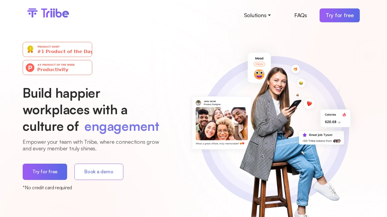 Triibe screenshot 1