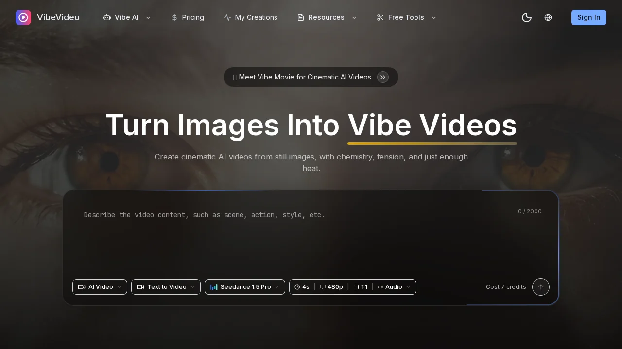 VibeVideo screenshot 1
