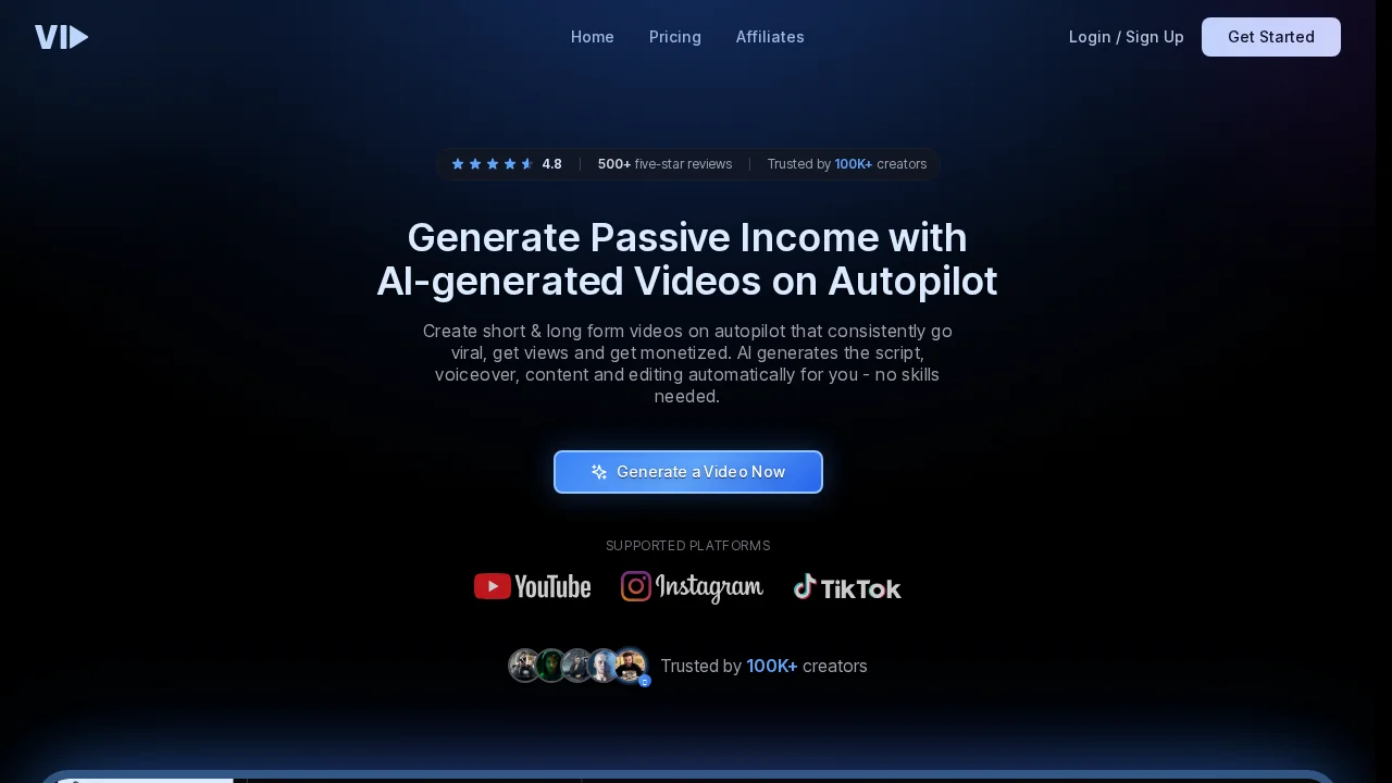 Vid AI screenshot 1