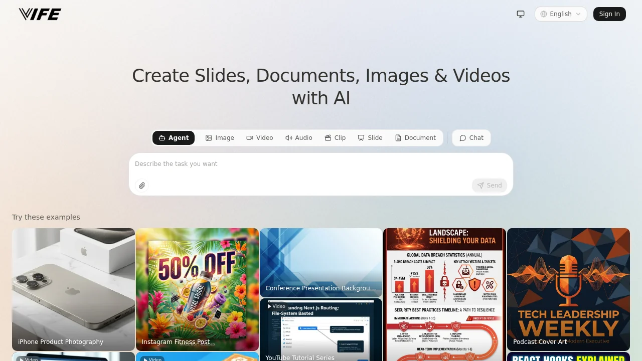 VIFE screenshot 1