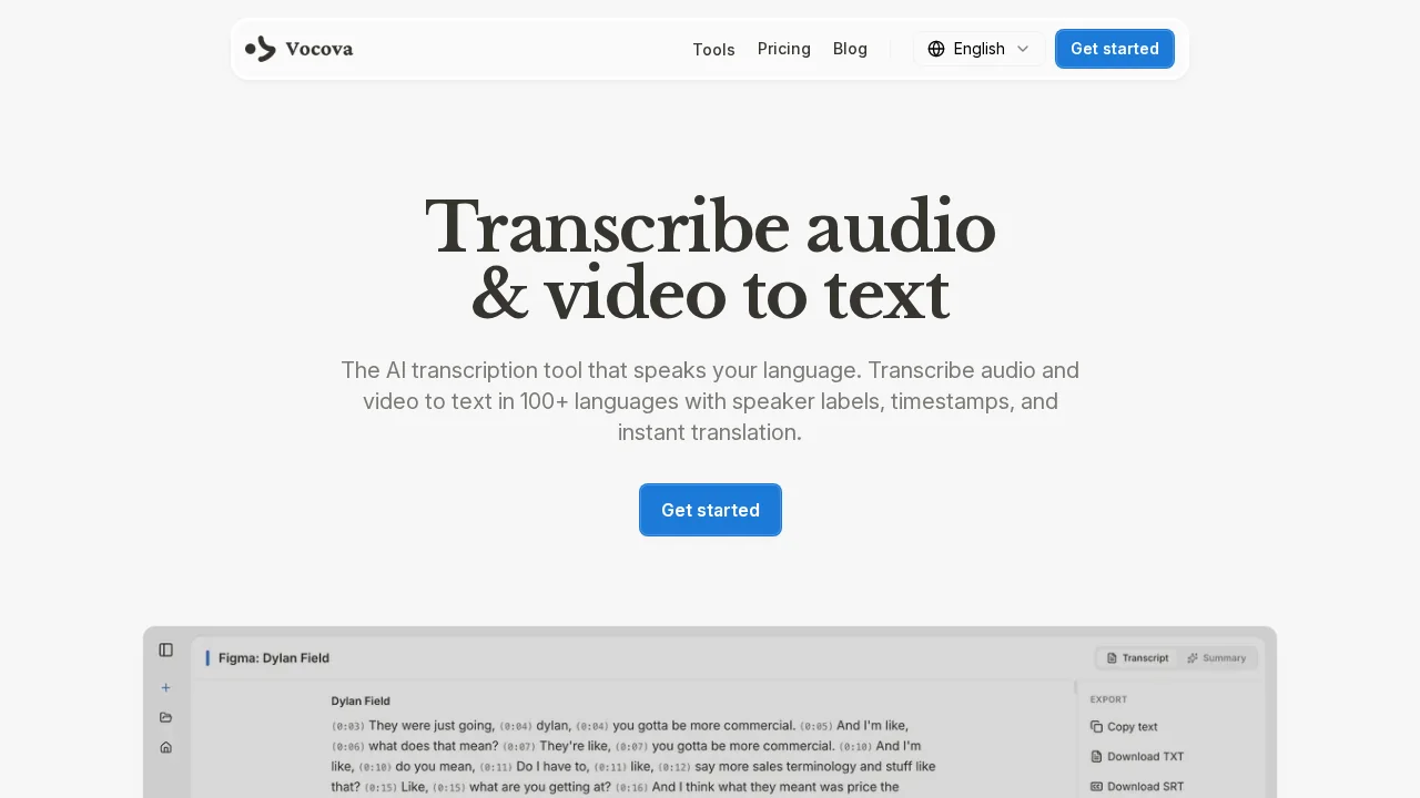 Vocova screenshot 1