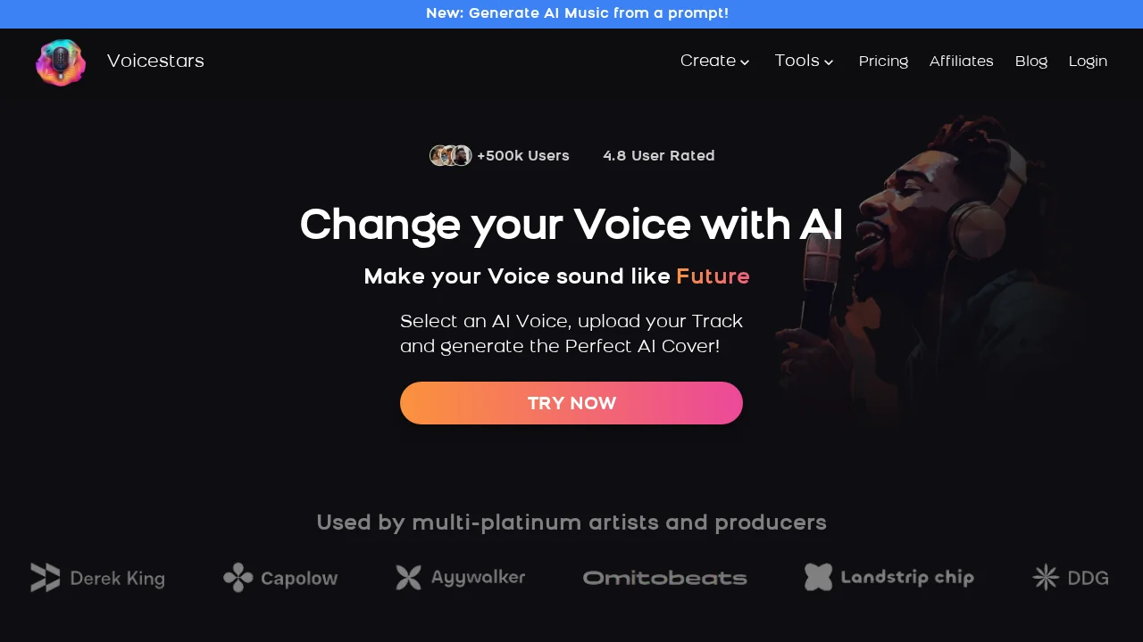 Voicestars screenshot 1