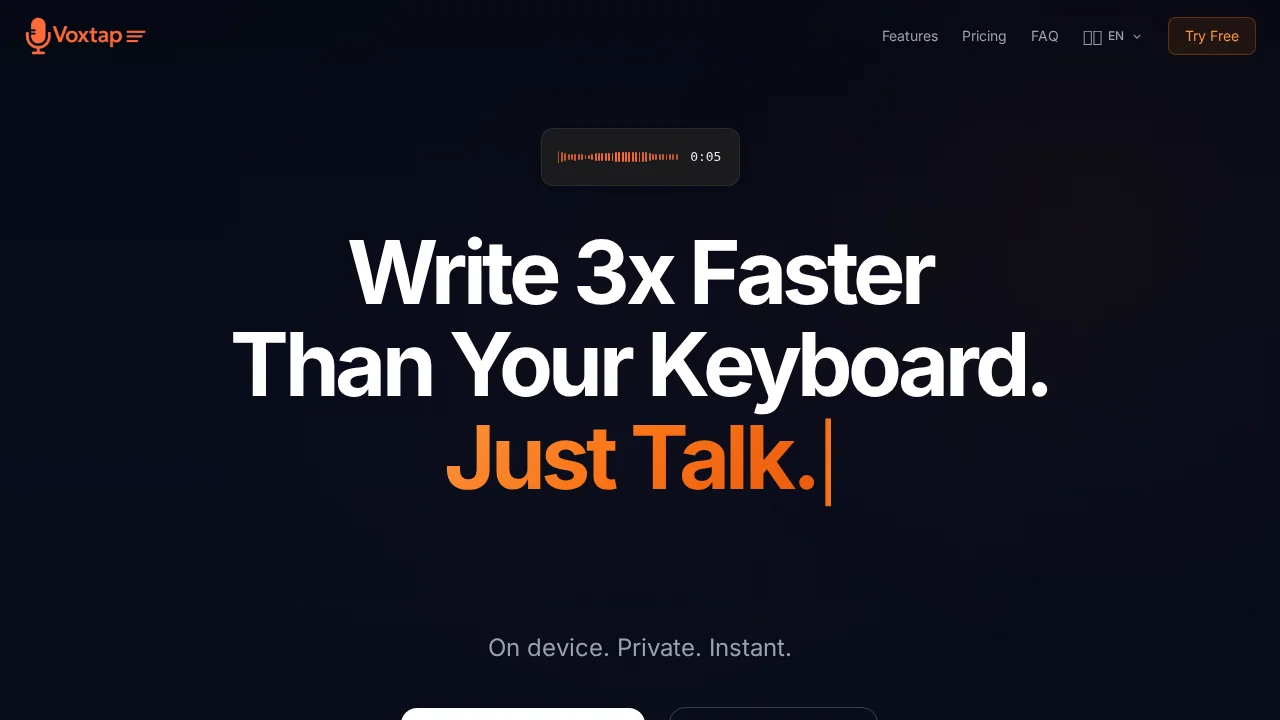 VoxTap screenshot 1