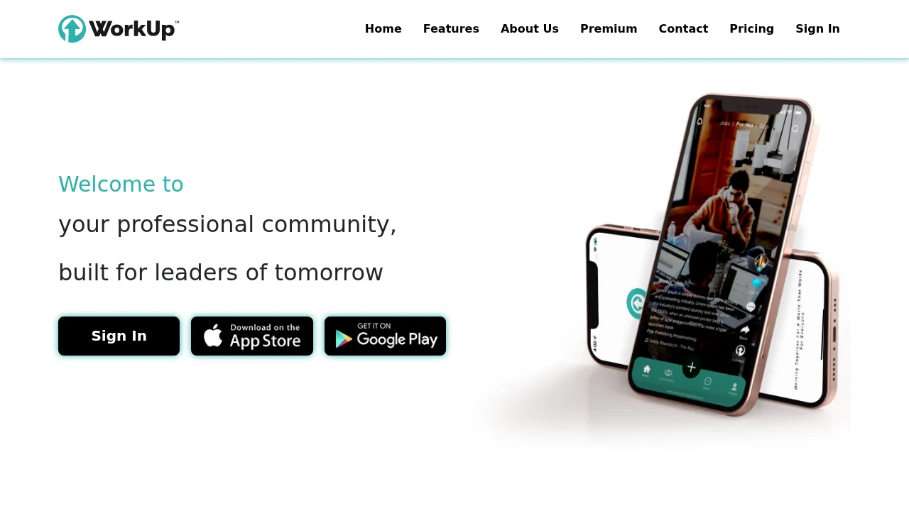 WorkUp screenshot 1