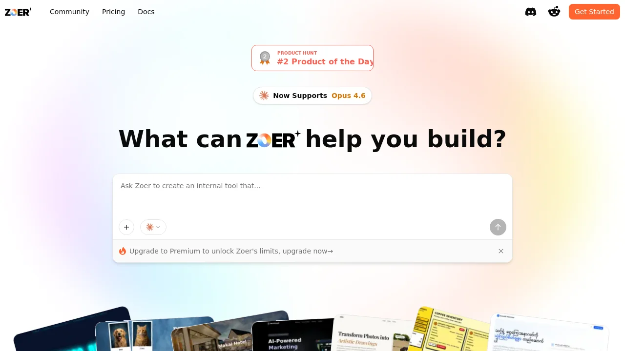 Zoer screenshot 1